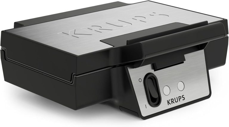 Krups - FDK Iconic Appareil croque monsieur Plaques céramique - Noir